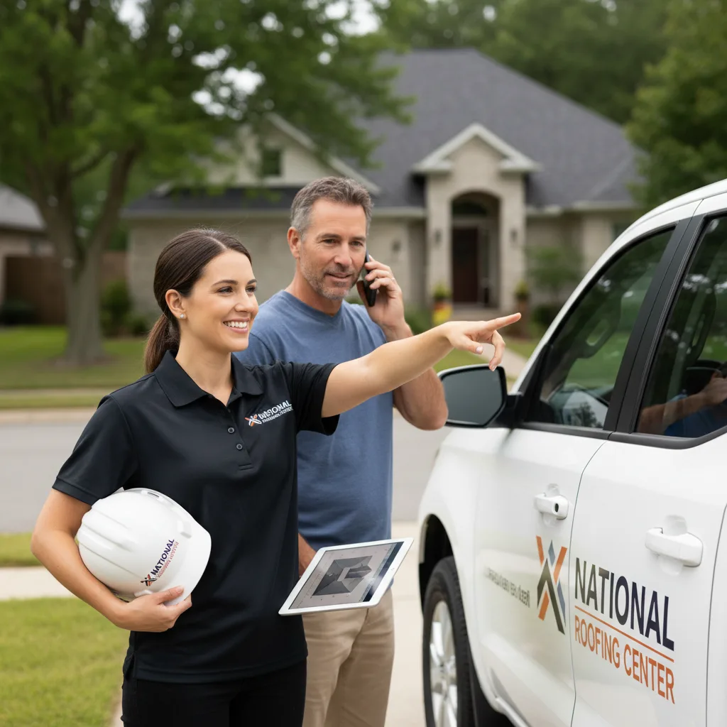 National Roofing Center customer support in Kincaid